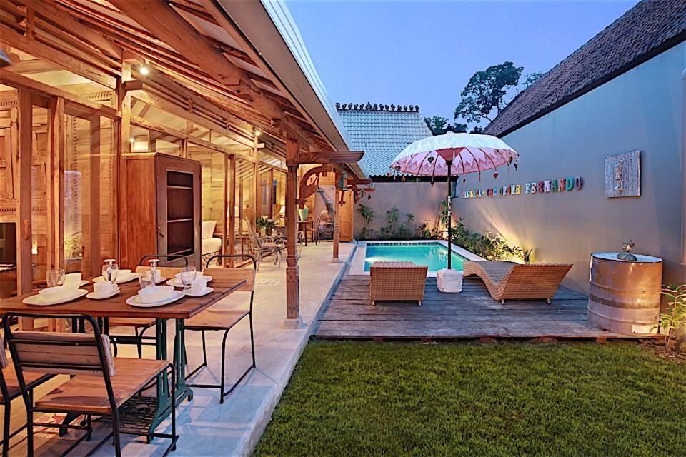 Villa Joglo Batu Belig Canggu  Bagian luar foto