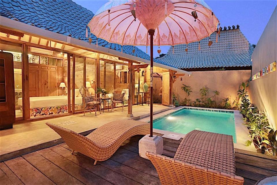 Villa Joglo Batu Belig Canggu  Bagian luar foto